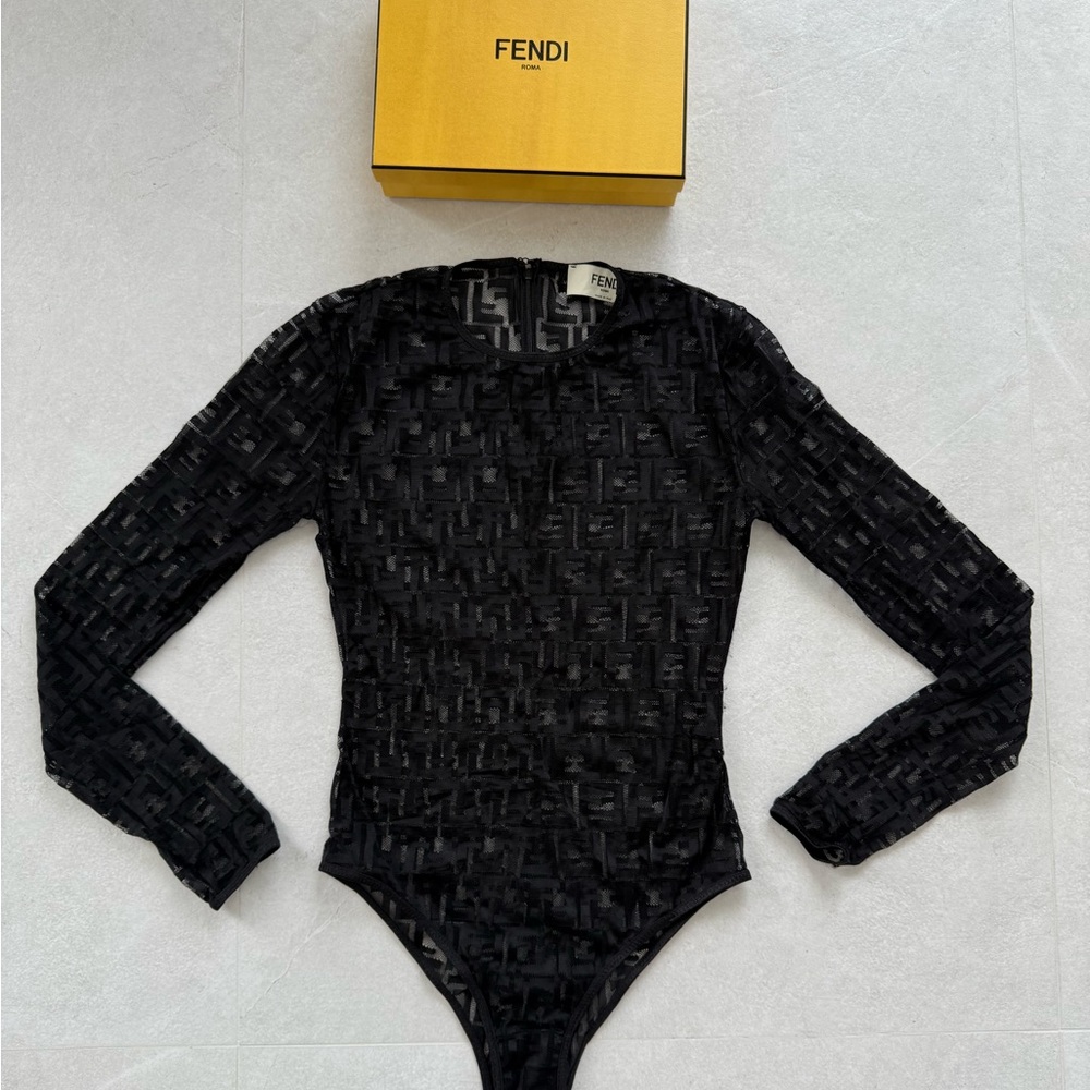 Fendi Black Lace Body – Size XS